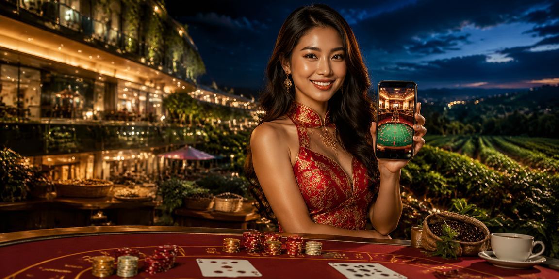 Giao diện game slots với nón lá theo phong cách Hà Nội trên điện thoại