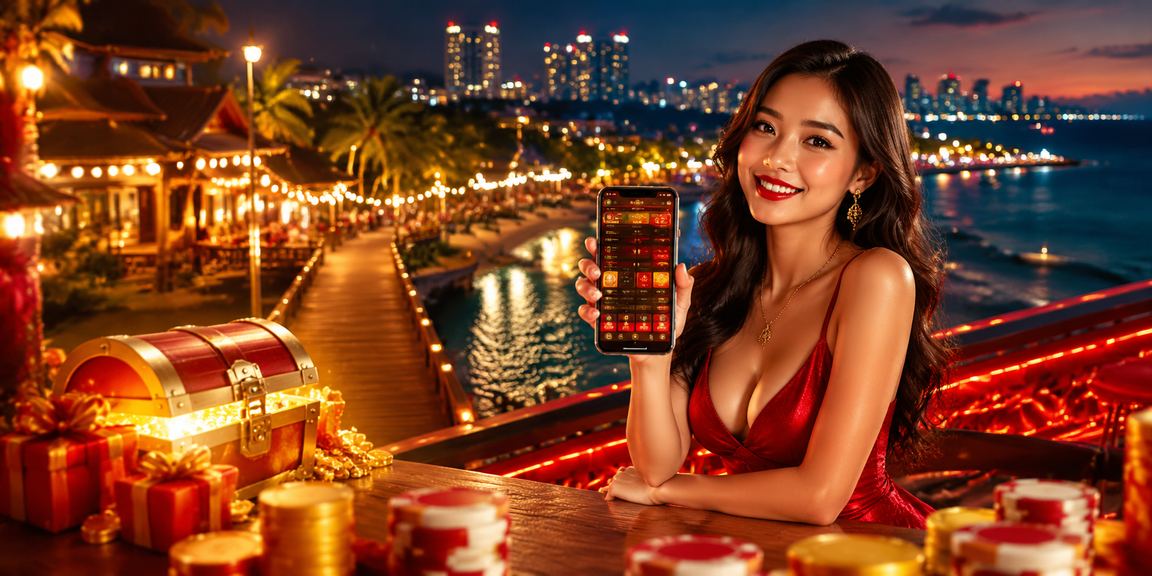 Người dùng tại bãi biển Phú Quốc thực hiện giao dịch rút tiền trên điện thoại Android